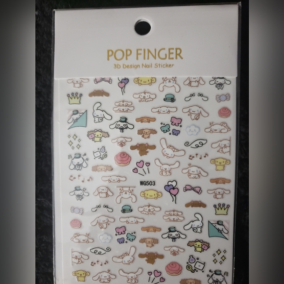 BRAND NEW SANRIO CINNAROLL NAIL DECALS - Picture 4 of 5